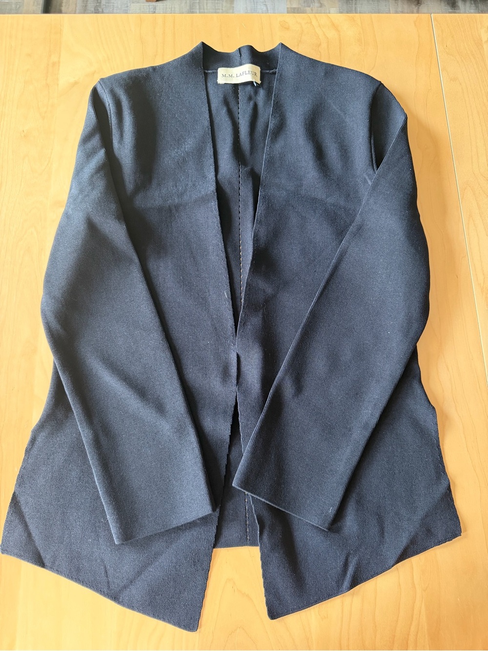 MM Lafleur black Open-Front Blazer Jacket